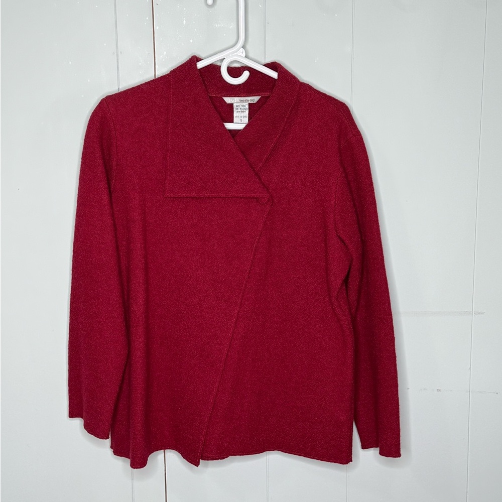 Two Star Dog Vintage 90s y2k 100% Wool Cardigan Blazer